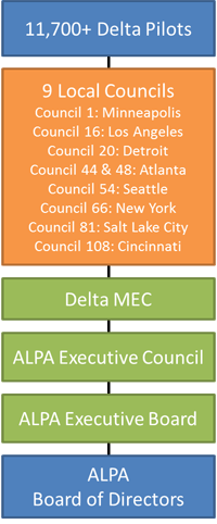 ALPA Structure Organization Chart